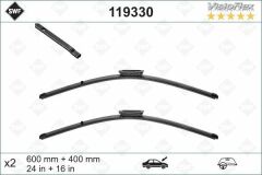 SİLECEK 60 40 cm X2 FLATBLADE-MUZ TİPİ CLIO III-CLIO IV-FLUENCE 574363