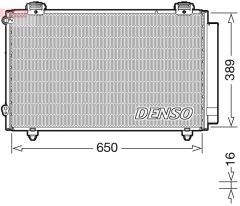CONDENSER. AİR CONDİTİONİNG TOYOTA COROLLA E12 01-07