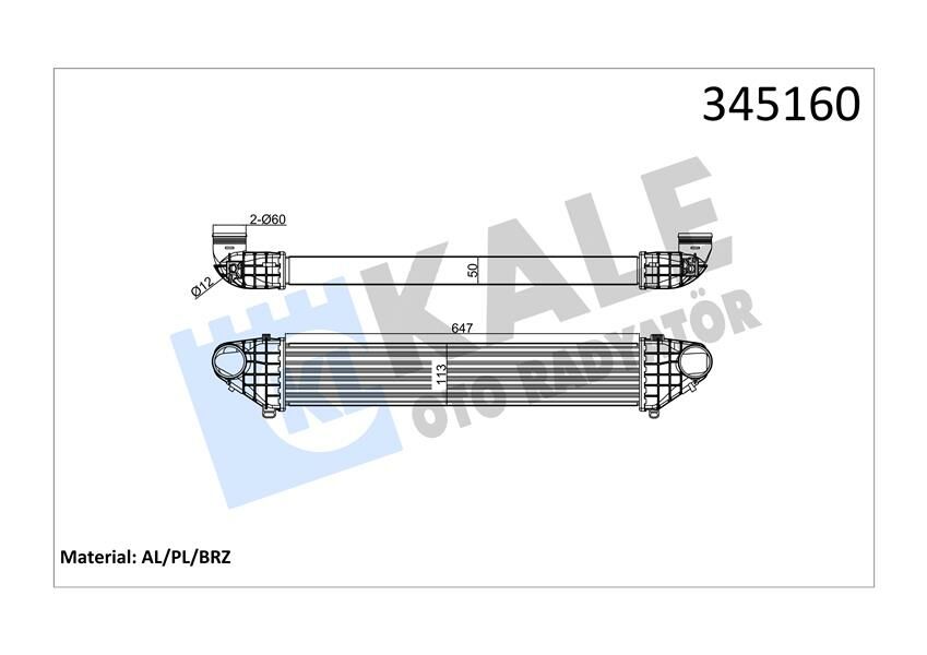 İNTERCOOLER AL/PL/BRZ C30-C70 II-S40 II-V50