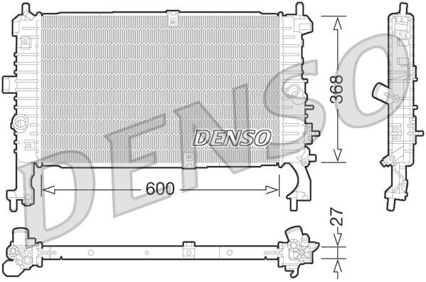 RADİATOR. ENGİNE COOLİNG OPEL MERIVA A 03-10