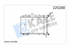 RADYATÖR 307 00 C4 04 1.4 16V-1.6 16V-PARTNER-BERLINGO 97 2.0HDI 00 AC /- MEKx562x378x27 AL/PL/BRZ