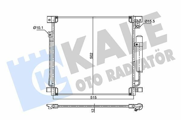 KONDENSER AL/AL FULLBACK-MITSUBISHI L 200-TRITON