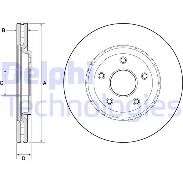 ON FREN DİSKİ FIAT FREEMONT 11 15 CHRYSLER GRAND VOYAGER 07