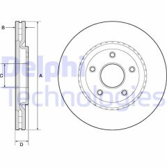 ON FREN DİSKİ FIAT FREEMONT 11 15 CHRYSLER GRAND VOYAGER 07