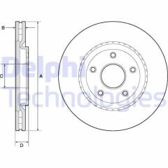 ON FREN DİSKİ FIAT FREEMONT 11 15 CHRYSLER GRAND VOYAGER 07
