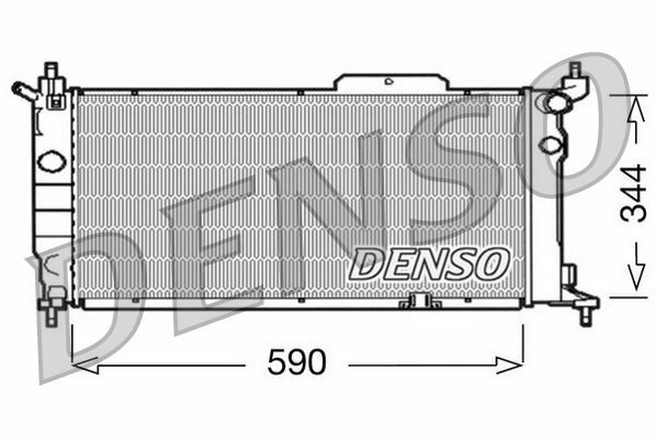 RADİATOR. ENGİNE COOLİNG OPEL ASTRA F 91-01