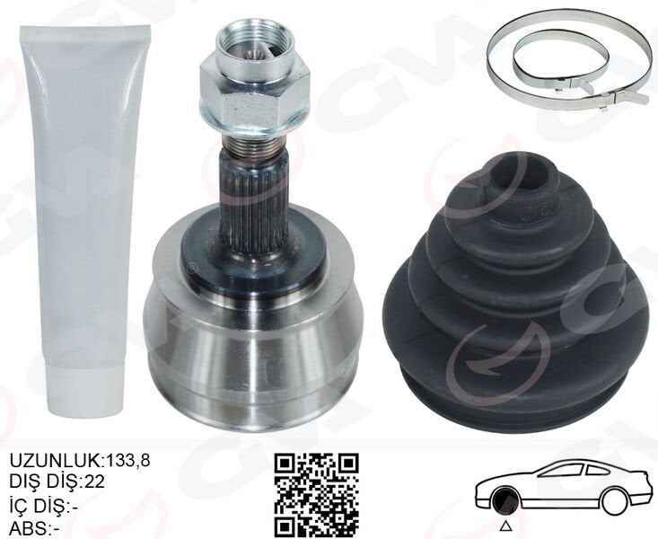 AKS KAFASI SOL-SAG ON DIS FIAT GRANDE PUNTO 199 1.2 MPI 05-12