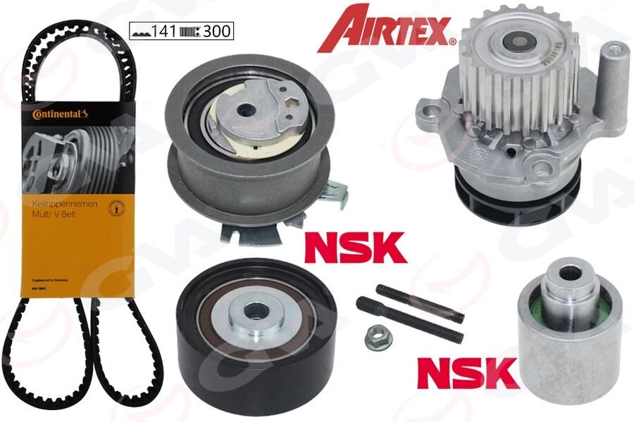 DEVİRDAİMLİ EKSANTRİK GERGİ KİTİ PASSAT-JETTA-GOLF5-OCTAVIA-A3-A6 2.0TDI 07-11 BKP-BKD-BRE-BLB