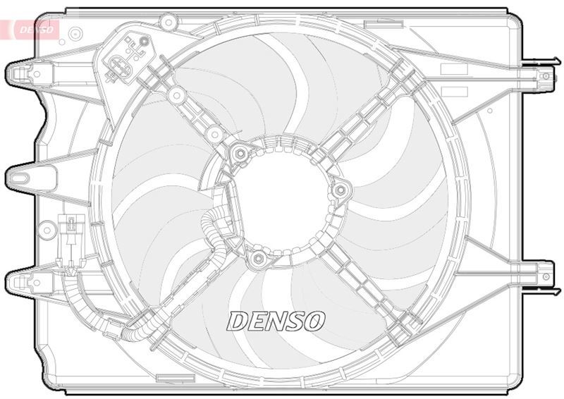 FAN. RADİATOR FIAT 500L 12-