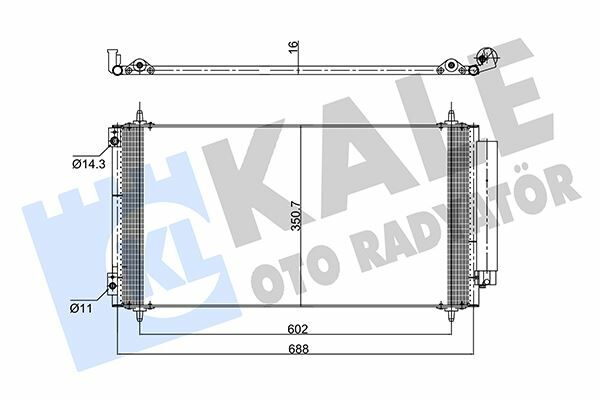 KONDENSER CITROEN C8-FIAT ULYSSE-LANCIA PHEDRA-PEUGEOT 807 2.2 JTD 02