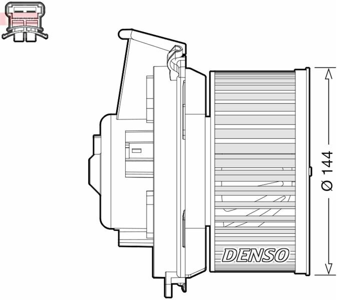 CABİN BLOWER PEUGEOT 206 98-12