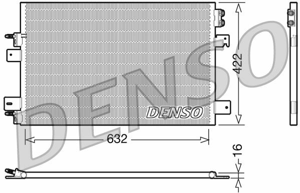 CONDENSER. AİR CONDİTİONİNG CHRYSLER SEBRING 06-10