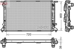 RADİATOR. ENGİNE COOLİNG AUDI A4 8K. B8 07-15