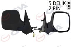 DIŞ DİKİZ AYNASI SAĞ BERLINGO-PARTNER 97 MEKANİK ISITMALI KONVEKS 2 FİŞ VM-118NR