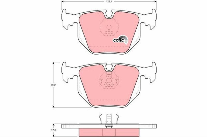 FREN BALATASI ARKA BMW E38 E46 E53 E83 Z4 M5 E39 RANGE ROVER 3 L322 02 12