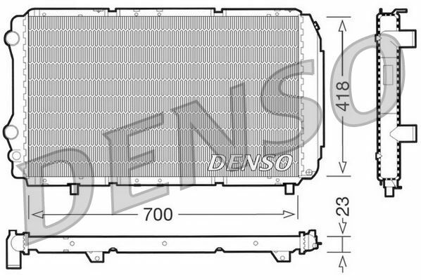 RADİATOR. ENGİNE COOLİNG FIAT DUCATO 230 94-02