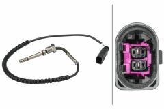 EGZOZ SICAKLIĞI SENSÖRÜ 2-KUTUPLU 490MM VW
