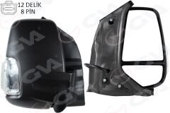 DIS DIKIZ AYNASI OTOMATİK KATLANAN ELEKTİRİKLİ BEYAZ SİNYALLİ REZİSTANSLII AYNA SAĞ FORD TRANSIT 2019 PIKAP CIFT KABIN