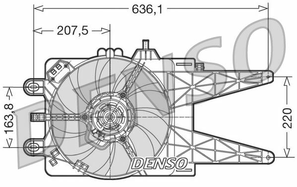FAN. RADİATOR FIAT PUNTO 99-12