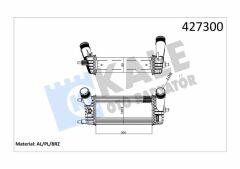 İNTERCOOLER AL/BRZ TRANSIT COURIER /FIESTA IV-B-MAX 1.0 ECOBOOST 2018- I AKIŞLI