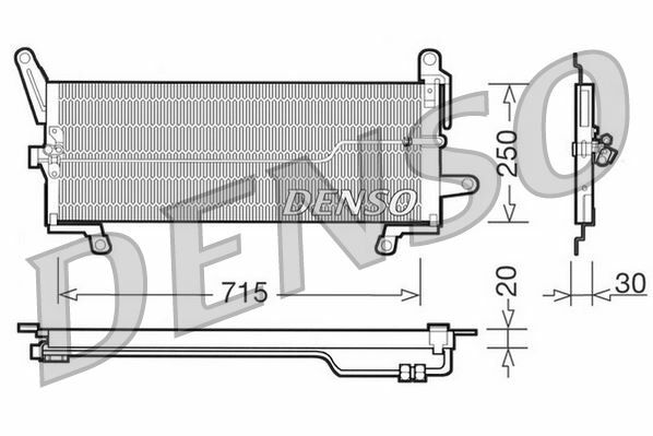 CONDENSER. AİR CONDİTİONİNG FIAT PUNTO 93-00