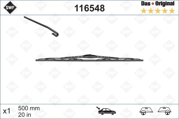 SWF X1 500 mm ARKA FORD FIESTA 4