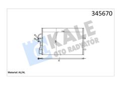 KLİMA KONDENSERİ SCUDO-JUMPY-EXPERT 96 725x451x16 AL/AL