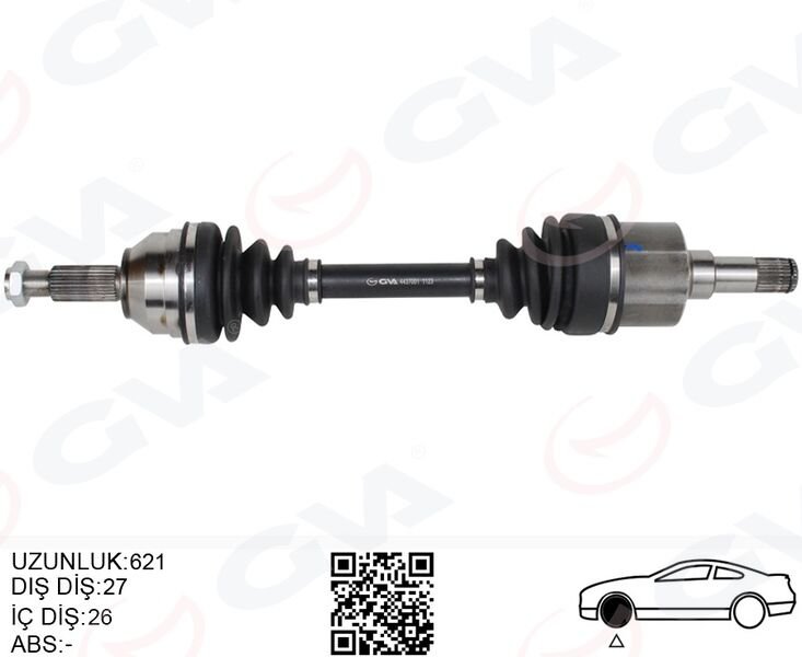 ÖN AKS KOMPLE SOL FORD MONDEO I -II 1.6- 1.8 - 2.0 93 00