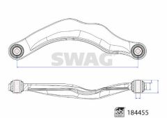 ARKA AKS ÜSTÜ BUGİ KOLU SOL VOLVO S60 II 15 18 V60 I 15 18 XC60 I 08 17 XC70 II 08 17