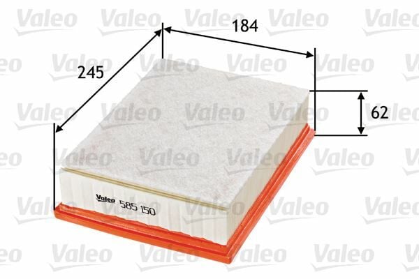 HAVA FİLTRESİ PEUGEOT 307 2.0 16V-CITROEN PICASSO 1.8 16V