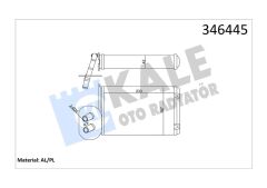 KALORİFER RADYATÖRÜ VW TRANSPORTER T4 1.9D-TD-2.0D-2.4D-2.5D-TD ÖN 234x157x42 AC
