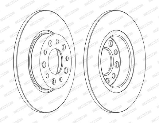 ARKA FREN AYNASI ALFA ROMEO 159 05 GIULIETTA 10 SPIDER 06 FIAT 500 X 14 JEEP RENEGADE 14 COMPASS 16 278x12x43