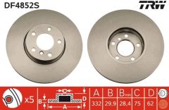 FREN DISKI ON 332mm BMW E70 F15 E71 F16