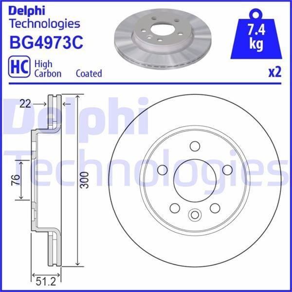 FREN DİSKİ ÇİFTLİ PAKET - BOYALI. DELİKLİ ARKA VW AMAROK. CRAFTER 06/2016
