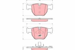 ÖN BALATA LANDROVER RANGE ROVER III 3.0D 2002-2012 3.6D 2006-2012 4.2 2005-2012 4.4 2002-2012 SFC500080