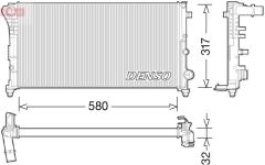 RADİATOR. ENGİNE COOLİNG FIAT PANDA 03-