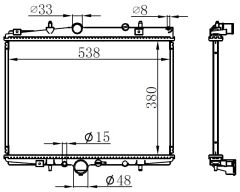RADYATÖR BRAZİNG P406 OTOM 380x548x26