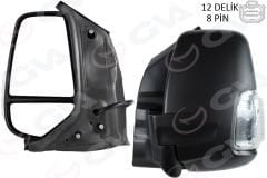 DIS DIKIZ AYNASI ELEKTİRİKLİ BEYAZ SİNYALLİ REZİSTANSLI AYNA SOL FORD TRANSIT 2019