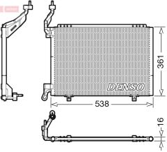 CONDENSER. AİR CONDİTİONİNG FORD B-MAX 12-