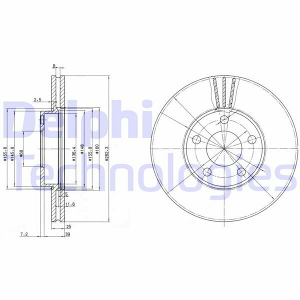 FREN DİSKİ ÇİFTLİ PAKET . DELİKLİ ÖN VW PASSAT 11/1996 02/2005