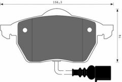ÖN BALATA GOLF IV 97 -BORA-AUDI A3 1.8 T 01-03 -TT 1.8 00 LEON 99-06 TOLEDO 99-06 OCTAVIA
