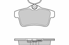 ARKA FREN BALATASI PEUGEOT P3008 09 16 P5008 09 17 P508 10 18 P308 GTI-RZC 10 14 CITROEN C4 09 16 DS4-DS5 11 15