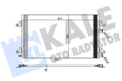KLİMA KONDENSERİ LGN II 01 1.6 16V-1.8 16V-2.0 16V-1.9DCI AL/AL 700x391x16