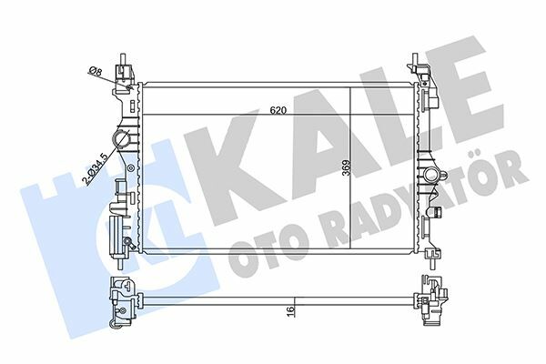 RADYATÖR OPEL CORSA E 1.0 CDTI 14- 13378215-1300363-1300378-13486482