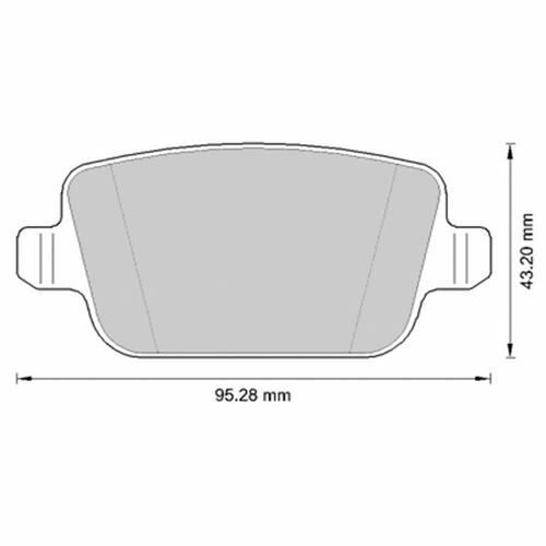 ARKA FREN BALATASI MONDEO IV CA2 07 14 S-MAX 09 06 S-MAX 09 KUGA I 08 12 GALAXY III 06 VOLVO S80 II 06 S80 07 V70 06 V70 07 XC70 06 FREELANDER 2 2.2
