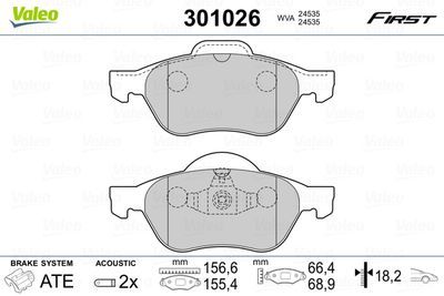 ÖN BALATA MEGANE II 02 SCENIC II 02 CLIO III 05 1.5dCi 1.6 16V 2.0 16V