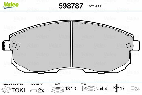 ÖN BALATA NISSAN JUKE 10 350 Z 03 MAXIMA QX 88 99 2.0I PULSAR 14 SUZUKI SX4 06 FTE KIRMIZI KUTU
