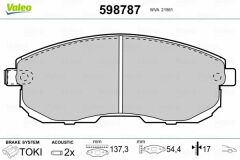 ÖN BALATA NISSAN JUKE 10 350 Z 03 MAXIMA QX 88 99 2.0I PULSAR 14 SUZUKI SX4 06 FTE KIRMIZI KUTU