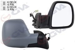 DIŞ DİKİZ AYNASI SAĞ BERLINGO-PARTNER 13 ELEKTRİKLİ ISITMALI SENSÖRLÜ ASTARLI KONVEKS