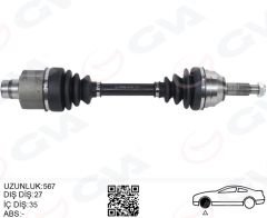 ON AKS KOMPLE SAG MONDEO I -II 1.6- 1.8- 2.0 93 00